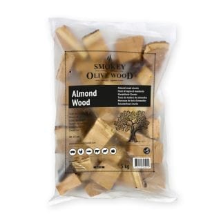 smokey olive wood almond wood chunks