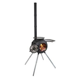 OZPIG SERIES 2 PORTABLE WOOD FIRED BBQ STOVE AND HEATER